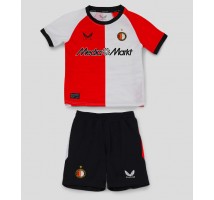 Feyenoord Koszulka Podstawowa dzieci 2024-25 Krótki Rękaw (+ krótkie spodenki)